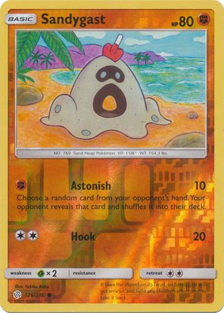 Sandygast - 126/236 - Common Reverse Holo