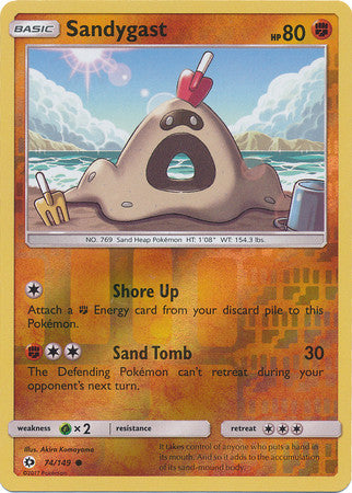 Sandygast - 74/149 - Common Reverse Holo