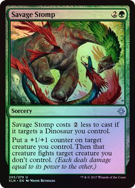 Savage Stomp - 205/279 - Uncommon FOIL