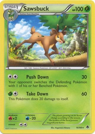 Sawsbuck - 16/98 - Rare