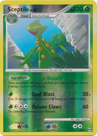 Sceptile - 30/99 - Rare Reverse Holo