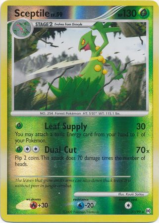 Sceptile - 31/99 - Rare Reverse Holo