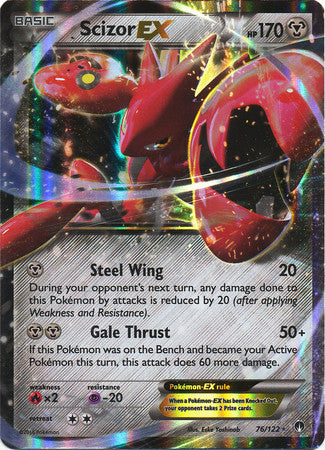 Scizor Ex - 76/122 - Oversized Promo Ultra Rare
