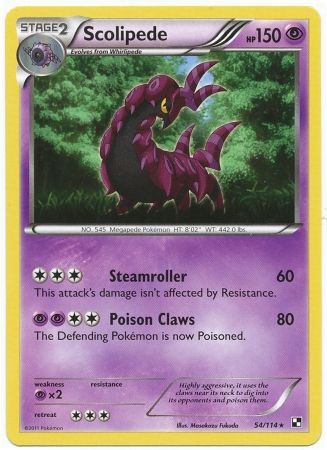 Scolipede - 54/114 - Rare