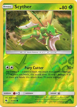 Scyther - 3/214 - Common Reverse Holo