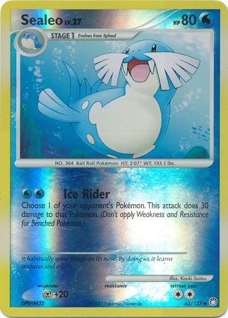 Sealeo - 62/123 - Uncommon Reverse Holo