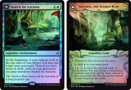 Search for Azcanta / Azcanta, the Sunken Ruin - 74/279 - Rare FOIL