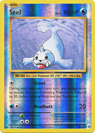 Seel - 28/108 - Common Reverse Holo