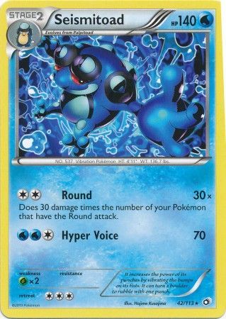 Seismitoad - 42/113 - Rare
