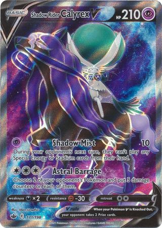 Shadow Rider Calyrex V Full Art - 171/198 - Ultra Rare