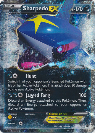 Sharpedo Ex - 91/160 - Ultra Rare