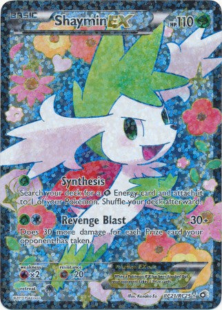 Shaymin EX Full Art - RC21/RC25 - Ultra Rare