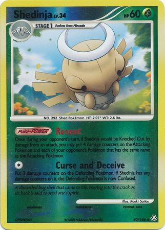 Shedinja - 40/146 - Rare Reverse Holo
