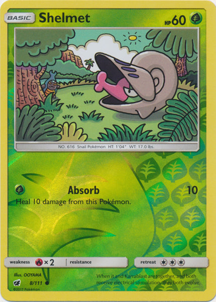 Shelmet - 8/111 - Common Reverse Holo