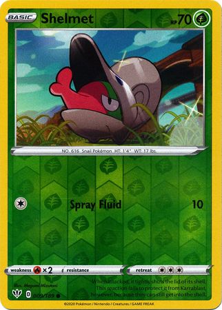 Shelmet - 9/189 - Common Reverse Holo