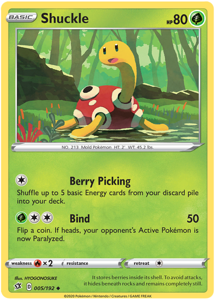 Shuckle - 5/192 - Uncommon