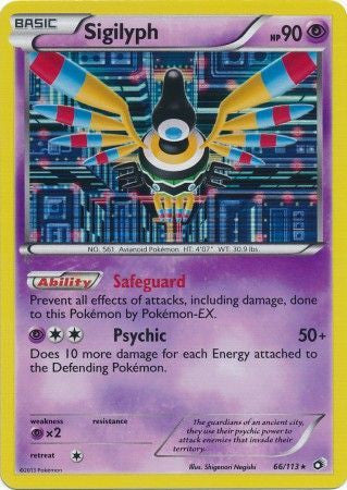 Sigilyph - 66/113 - Holo Rare