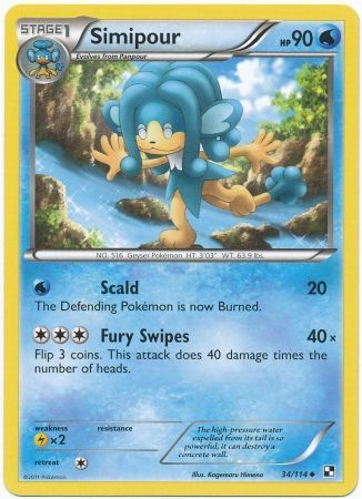 Simipour - 34/114 - Uncommon