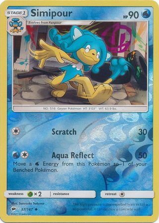 Simipour - 37/147 - Uncommon Reverse Holo