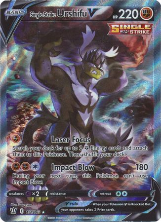 Single Strike Urshifu V Full Art - 151/163 - Ultra Rare