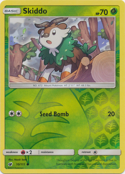 Skiddo - 10/111 - Common Reverse Holo