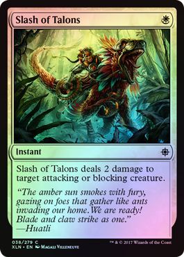 Slash of Talons - 38/279 - Common FOIL