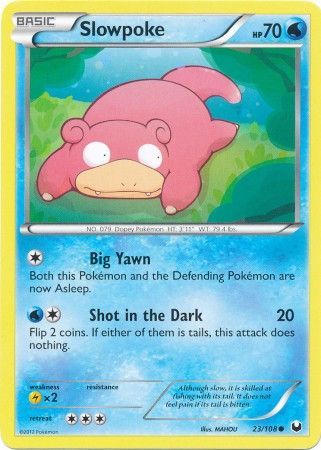 Slowpoke - 23/108 - Common