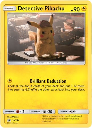 Detective Pikachu - SM194 - Promo
