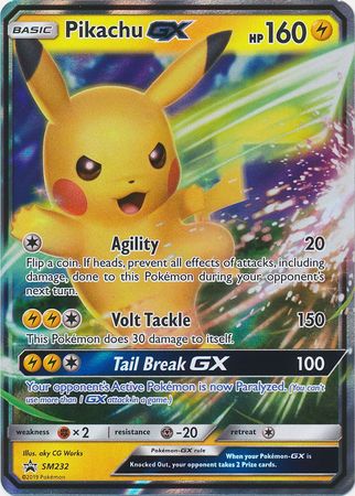 Pikachu GX - SM232 - Oversized Promo