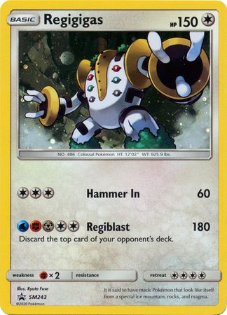 Regigigas - SM243 - Holo Promo