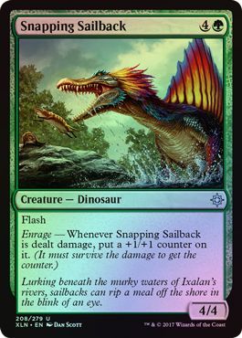 Snapping Sailback - 208/279 - Uncommon FOIL