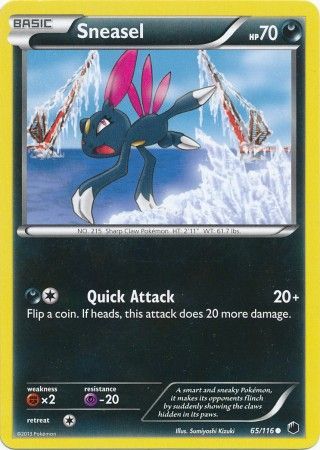 Sneasel - 65/116 - Common