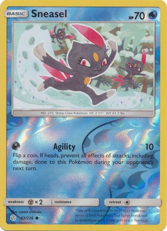 Sneasel - 43/236 - Common Reverse Holo