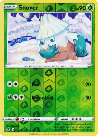 Snover - 12/192 - Common Reverse Holo