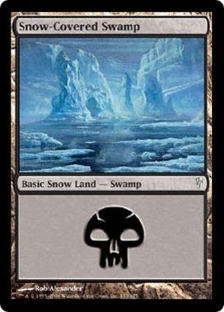 Snow-Covered Swamp - 153/155 - Common - Played