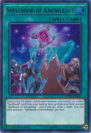 Spellbook of Knowledge - COTD-EN062 - Ultra Rare 1st Edition
