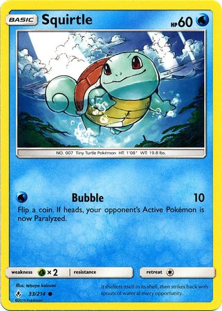 Squirtle - 33/214 - Common