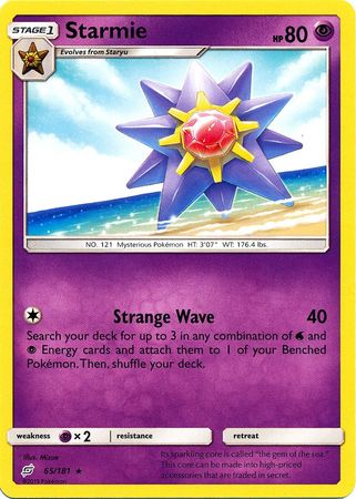 Starmie - 65/181 - Rare