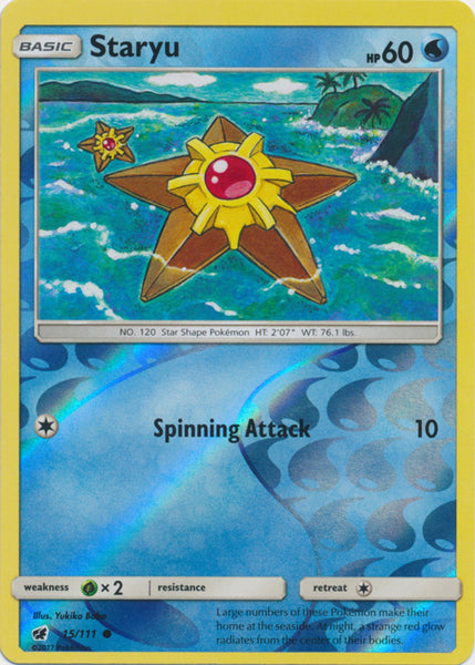 Staryu - 15/111 - Common Reverse Holo