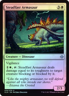 Steadfast Armasaur - 39/279 - Uncommon FOIL