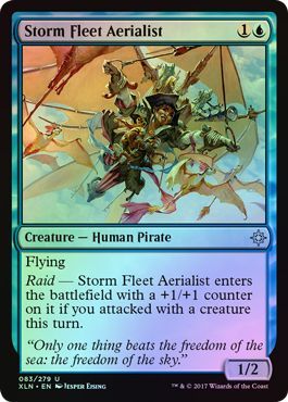 Storm Fleet Aerialist - 83/279 - Uncommon FOIL