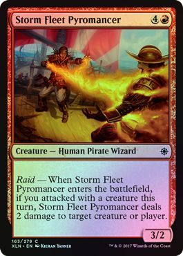 Storm Fleet Pyromancer - 163/279 - Common FOIL