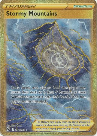 Stormy Mountains Secret Rare - 232/203 - Secret Rare