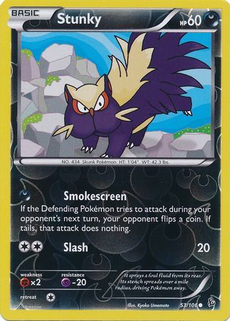 Stunky - 53/106 - Common Reverse Holo