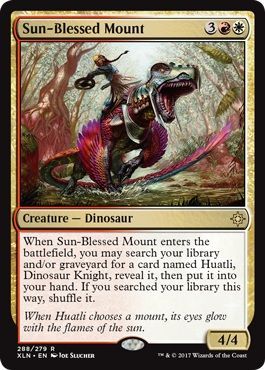 Sun-Blessed Mount - 288/279 - Rare FOIL