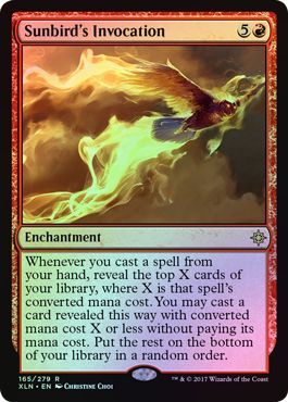 Sunbird's Invocation - 165/279 - Rare FOIL