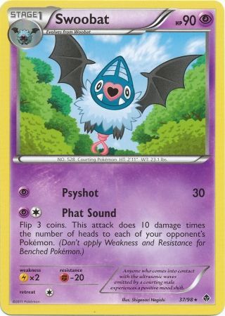 Swoobat - 37/98 - Rare