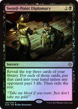 Sword-Point Diplomacy - 126/279 - Rare FOIL
