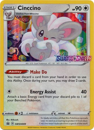Cinccino Pre Release Pack, Sealed - SWSH009 - Promo