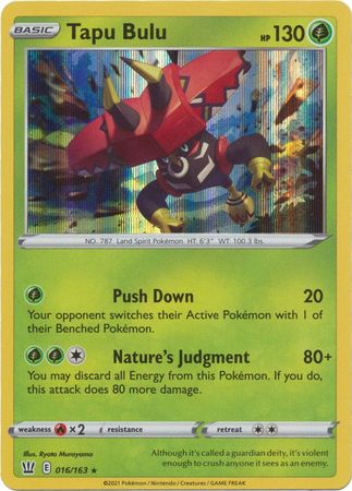 Tapu Bulu - 16/163 - Non-Holo Rare Theme Deck